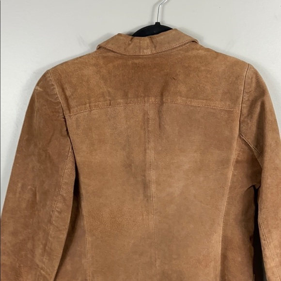 Vintage Suede Leather Blazer size 12(m/l) - Picture 13 of 16